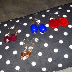 4 pair bundle custom made Earrings